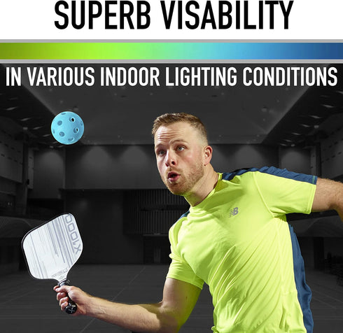 X-26 3 Pack, 12 Pack 100 Pack Franklin Sports Indoor Pickleballs - & Bulk - USAPA Approved Tournament Pickleballs