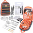 Portable Camping Kitchen Utensil Set-27 Piece Cookware Kit, Stainless Steel Outdoor Cooking
