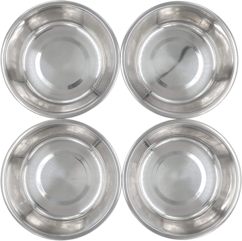 Dog Bowls Cat Bowls, Stainless Steel Bowls 4-Pack
