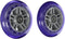 Razor PU A Scooter Series Wheels with Bearings, Set of 2, Purple