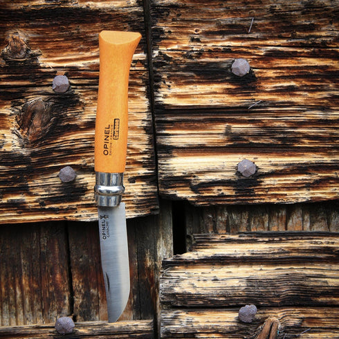 Opinel No.06 Folding Pocket Knife with Beechwood Handle