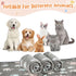 4 Pcs Paw Print Fleece Pet Blanket for Small Medium Dogs Cats, Warm Soft Sleep Mat Guinea Pig Cage Liners Blanket (Dark