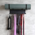 Wall Mount Resistance Bands Rack for Home Gym Equipment Storage, Jump Ropes, Yoga Mat, Foam Roller, Chains, 16.5", Black