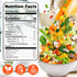 13oz 9 Mixed Dehydrated Goji & Vegetables, Kinds Dried Ramen Toppings with Carrots, Corn & Cabbage, Freeze-Dried