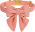Maca Bates Dog Collar with Bow Tie, Adjustable Breakaway Girly Pink Collar for Small Medium Large Dogs, Birthday Gift