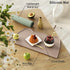 18 9.8'') OHMO - Cat Food Mat, Silicone Pet Feeding Mat for Floor Non-Skid Waterproof Dog Water Bowl Tray, Easy