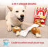 Gigwi Interactive Squeaky Dog Toys - Hide and Seek Puzzle Toy Set for All Breeds, 2-in-1 Dog Toys for Boredom and IQ