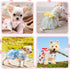 5 Pieces Cute Dog Dress - Summer PET Puppy Clothes with Bow Knot for Small Pets, 5 Styles (Large)