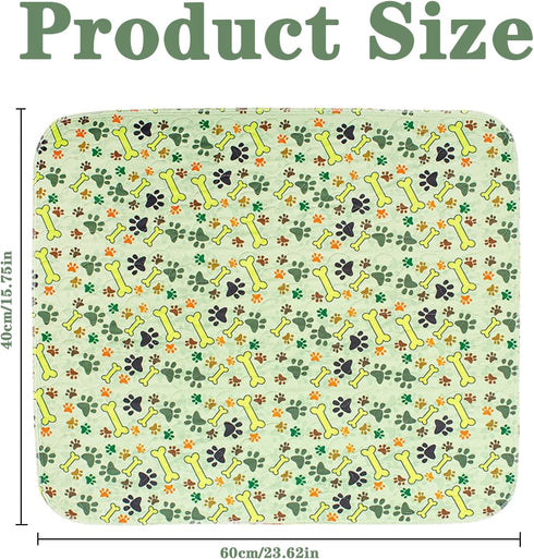 Nouysoc 15.75 23.62 Inches Puppy of Pads with Pheromones, Washable Pee Pads for Dogs, Potty Training Pads for Indoor