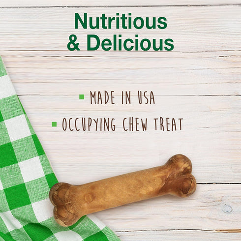 Nylabone Healthy Edibles Dog Chews, Long Lasting Roast Beef Flavor, Small/Regular (2 Count)