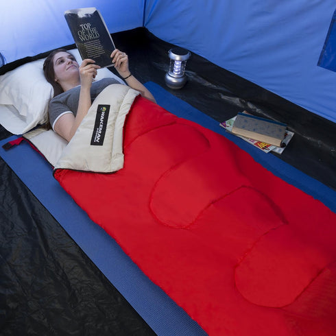 Sleeping Bag for Camping and Festivals by Wakeman Outdoors