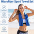 Generic 4 Packs (40"x12") Cooling Towels Microfiber Ice Towel for Neck & Face - Yoga, Golf, Sports, Running, Gym