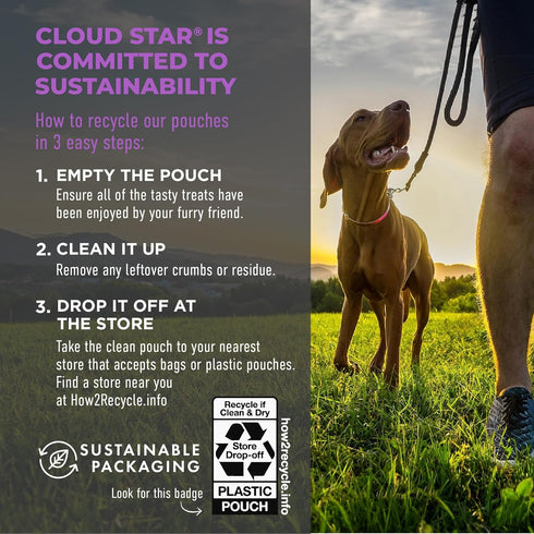 Cloud Star Tricky Trainers Soft & Chewy Dog Training Treats, 14 oz. Bag, Liver Flavor