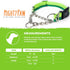Mighty Paw Martingale Dog Collar 2.0, Trainer Approved Limited Slip Collar with Heavy Duty Buckle & Stainless Steel