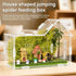 TASOMUTY Jumping Spider EnclosureJumping Spider AccessoriesMagnetic Acrylic Spider Terrarium with Feeding PortSuitable