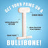 Bullibone Nylon Dog Chew Toy - Small Nylon Bone Improves Dental Hygiene, Easy Grip Bottom, Permeated with Flavor