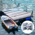 Stationary Dock Connector Hinge Kit, Heavy Duty Galvanized Link Kit with 7/16'' Holes for Floating Dock Accessories