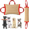 Libima 2 Pcs Dog Pillow Tug Toy Dog Pillow with Strong Handles Tug