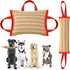 Libima 2 Pcs Dog Pillow Tug Toy Dog Pillow with Strong Handles Tug