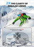 OTG Ski Goggles SGS Approved - Anti Fog Over Glasses Snow/Snowboard Sports Goggles for Men, Women & Youth - RevoBlue 8%