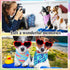50 Pcs Colorful Dog Bandana Collar Set, Includes 10 Dog Bow Tie, 10 Necktie Collar, 10 Pet Scarf, 10 Dog Bow Flowers,