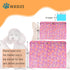 Dog Blankets for Large Dogs, 3 Pack Washable 41" x 31", Fuzzy Soft Pet Mat Throw Cover, Cute Paw Pattern, Waterproof