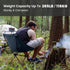 Backpacking CAMEL CROWN Portable Camping Chair Folding Compact Lawn Lightweight Chair with Carry Bag for Outdoor Hiking