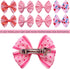 PET SHOW 20 Pairs Big Bowknot Dog Hair Bow Clips with French Barrette for Small, Medium, Large Dogs