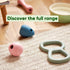Beco Natural Rubber Bouncy, Chewy & Fillable Dog Toy, Rolls & Wobbles, Blue
