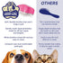 Small 4" Dog Pet Hair Massaging Brush Grooming Tool for Cats and Dogs, Long or Short Hair (Raspberry Pink)