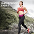 Jueachy Waterproof Running Belts for Women, Adjustable Fanny Pack Waist Pouch with Phone Holder and Headphone Port