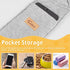 CUBY Dog and Cat Sling Carrier, Hands-Free Reversible Papoose Bag for Small Dogs and Cats, Outdoor Travel (Grey)