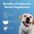 In Clover Dental Health Powder for Dogs and Cats, Natural Supplement for Dental Health, Sweeten Breath, Daily Use