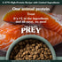 Taste of the Wild Prey Real Meat High Protein Trout Limited Ingredient Dry Dog Food Grain-Free Recipe, 8 lb