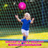 Soccer Ball Size 4, Glitter Shiny Stars for Kids Girls Boys, Gift for Outdoors Sports Training (Hot Pink)