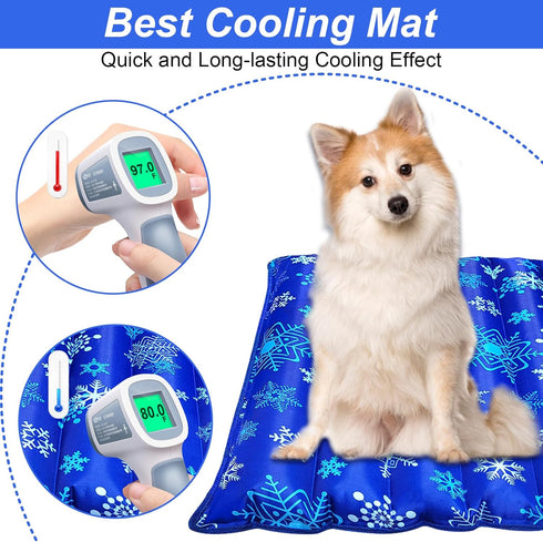 Cooling Mat for Dogs and Cats, Durable Fabric for Better Cooling Sensation, X-Large 47.5" x 23.5"