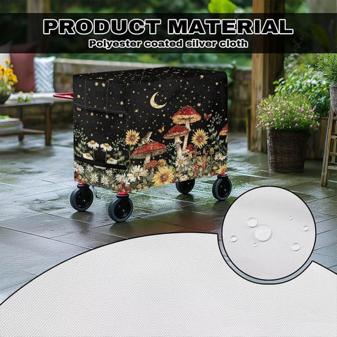 80-100 Cooler Covers Heavy Duty Waterproof Insulated Ice Chest Covers Fits for Most Quart Rolling Cooler Cart
