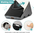 Dog Stairs for Couch or Low Bed, Small Dogs Ramp with Leakproof Fabric Cover, Non-Slip Foam Pet Steps, Grey, 3 Tiers