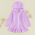 KAGAYD Toddler Girls Beach Cover-Up Dress with Tassels and Pompoms