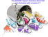 Bonka Bird Toys Pk12 Mini Sneakers, 3" Long by 1.50" High by 1.25" Wide, Parrot Foot Talon Cage Toy