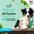 TropiClean Fresh Breath TripleFlex Toothbrush - 360-Degree Dog Dental Cleaning for Small & Medium Dogs