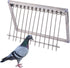 Stainless Steel Bird Cages Trap, 1PC Pigeon Trap Door with Wire Bars Frame Entrance U-Trap for Pigeon Birds House (29 *