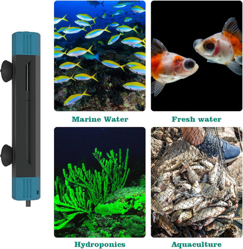 Aquarium Heater - 300W Rapid Heating, Energy-Saving, Anti-Dry Protection, Intelligent Thermostat for Fish Tank