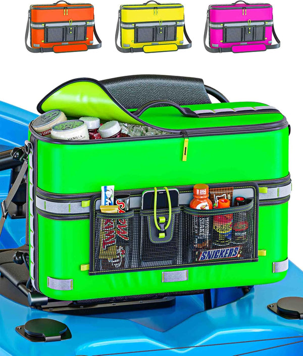 Skywin Kayak Cooler Behind Seat - Waterproof Cooler for Kayaks, Compatible with Lawn-Chair Style Seats