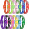 12 Pack Puppy Collars - Adjustable Soft Nylon ID Collars for Newborn Litter Puppies