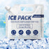 Reusable Ice Packs for Cooler: Long Lasting Cold Freezer Packs for Lunch Bags, Prevent Frostbite for Camping Gear
