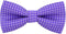 Puppy & Kitten Collar Bow Tie, Adjustable for Small Cats & Dogs, Lavender Purple with White Polka Dots