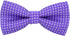Puppy & Kitten Collar Bow Tie, Adjustable for Small Cats & Dogs, Lavender Purple with White Polka Dots