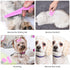 Cat & Dog Grooming Set, Fine Tooth Comb for Grooming, Removing Dandruff Flakes, Pink