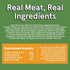 Real Meat Air Dried Dog Food with Real Beef - 2lb Bag of Grain-Free, High Protein Dog Food